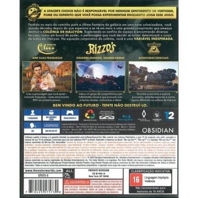 The Outer Worlds - Ps4 (Seminovo)