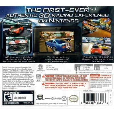 Asphalt 3D - Nintendo 3Ds (Usado)