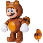 Boneco Articulado Tanooki Mario Com Super Folha – 10Cm (Sunny/Jakks) Boneco Articulado Tanooki Mario Com Super Folha – 10Cm (Sunny/Jakks)