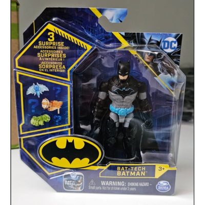 Boneco Batman Bat-Tech (Traje Tecnológico) – 10Cm Com 3 Acessórios Surpresa (Sunny/Spin Master)