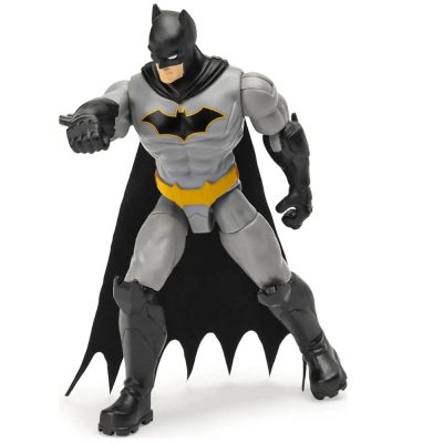Boneco Batman Rebirth (Traje Clássico) – 10Cm Com 3 Acessórios Surpresa (Dc Bat-Tech / Spin Master)