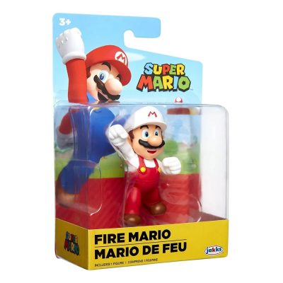 Boneco Fire Mario (Mario De Fogo) – 6Cm Articulado (Super Mario / Jakks Pacific)