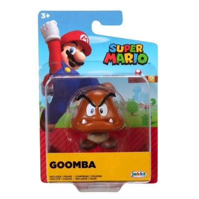 Boneco Goomba – 6Cm (Super Mario / Jakks Pacific) – Clássico Vilão