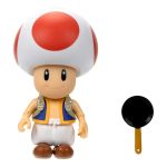 Boneco Toad Articulado – Super Mario Bros: O Filme (Com Frigideira)