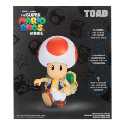 Boneco Toad Articulado – Super Mario Bros: O Filme (Com Frigideira)
