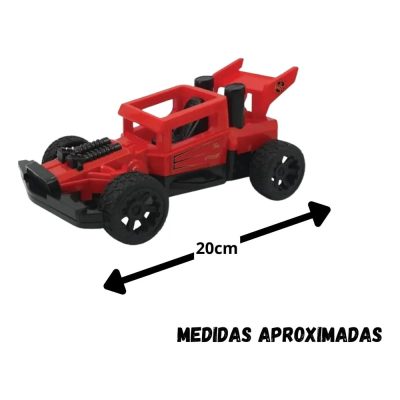 Carrinho De Controle Remoto Hot Wheels Formula Racer – Mad Rod Vermelho 20Cm