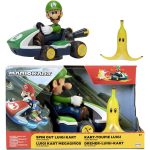 Carrinho Luigi Megagiros (Spin Out) Com Banana – Mario Kart – Jakks Pacific