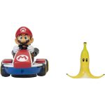 Carrinho Mario Kart Megagiros (Spin Out) Com Banana - Mario - Jakks Pacific