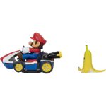 Carrinho Mario Kart Megagiros (Spin Out) Com Banana - Mario - Jakks Pacific
