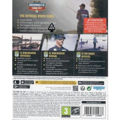 Dovertail Games Fishing 2022 Bassmaster Deluxe Edition - Ps5 (Novo) (Europeu)