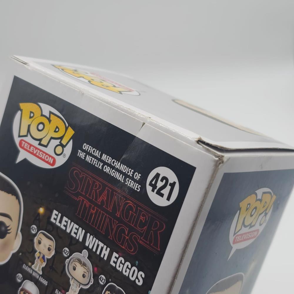 Funko Pop Eleven With Eggos 421 (Chase) (Stranger Things) (Blister Amarelado)