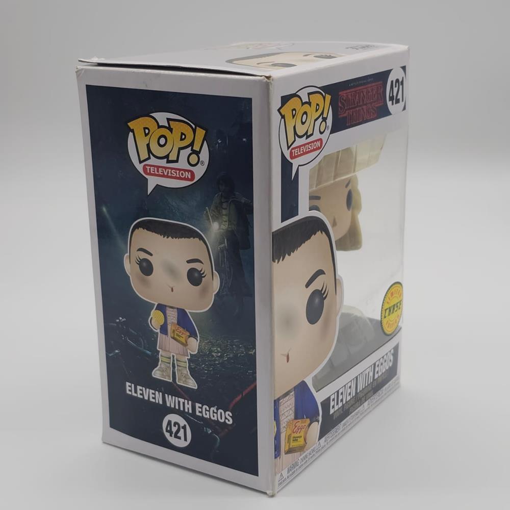 Funko Pop Eleven With Eggos 421 (Chase) (Stranger Things) (Blister Amarelado)