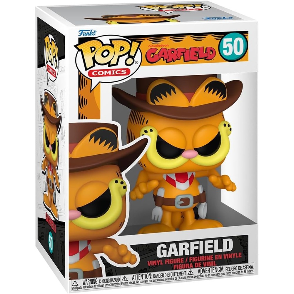 Funko Pop! Garfield (Cowboy) (#50) - Animação & Desenhos