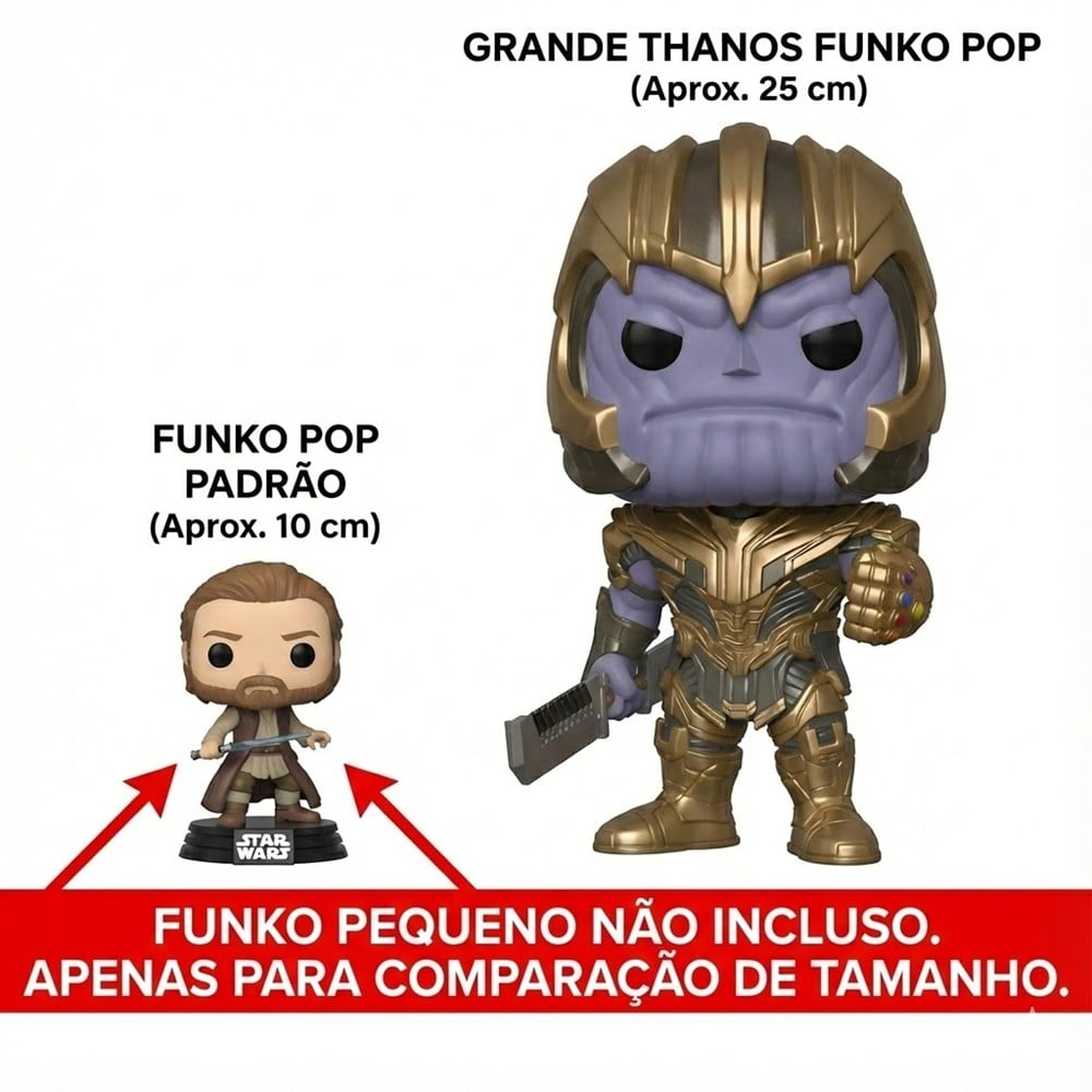 Funko Pop Marvel - Avengers Endgame Thanos 460 (Super Sized) (Sem Caixa)