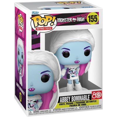 Funko Pop Retro Toys – Abbey Bominable #155 | Monster High – Edição Comemorativa Mattel 80 Anos
