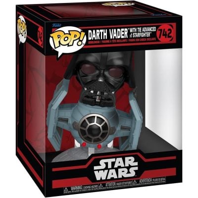 Funko Pop! Rides Deluxe Star Wars - Darth Vader In Tie Advanced X1 #742