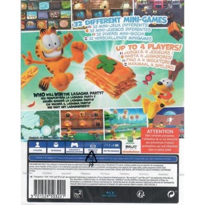 Garfield Lasagna Party - Ps4 (Novo) (Europeu)
