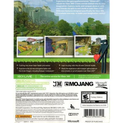 Minecraft - Xbox 360 (Seminovo)