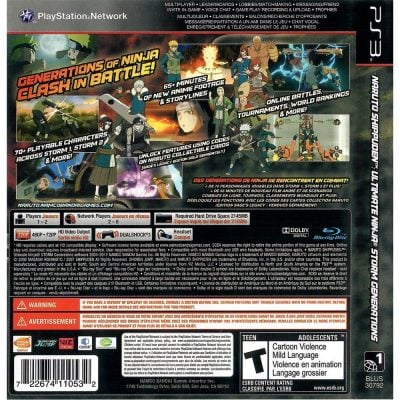 Naruto Shippuden Ultimate Ninja Storm Generations - Ps3 (Usado)