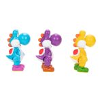 Pack Triplo Yoshi Coloridos: Amarelo, Roxo E Azul Claro (3 Bonecos) (Sunny/Jakks) Pack Triplo Yoshi Coloridos: Amarelo, Roxo E Azul Claro (3 Bonecos) (Sunny/Jakks)