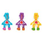 Pack Triplo Yoshi Coloridos: Amarelo, Roxo E Azul Claro (3 Bonecos) (Sunny/Jakks) Pack Triplo Yoshi Coloridos: Amarelo, Roxo E Azul Claro (3 Bonecos) (Sunny/Jakks)