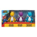 Pack Triplo Yoshi Coloridos: Amarelo, Roxo E Azul Claro (3 Bonecos) (Sunny/Jakks) Pack Triplo Yoshi Coloridos: Amarelo, Roxo E Azul Claro (3 Bonecos) (Sunny/Jakks)