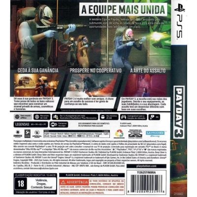 Payday 3 - Ps5 (Seminovo)