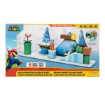 Playset Deluxe Super Mario: Geleira (Frosted Glacier) Com Ice Mario – Mecanismos Interativos (Sunny/Jakks)