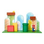 Playset Super Mario: Planície Das Bolotas (Acorn Plains) Com Mario E Cano (Sunny/Jakks)