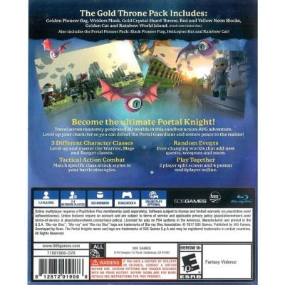 Portal Knights Edição Do Trono Dourado - Ps4 (Usado)