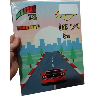 Quadro Metal 26X19cm Top Gear (Novo)