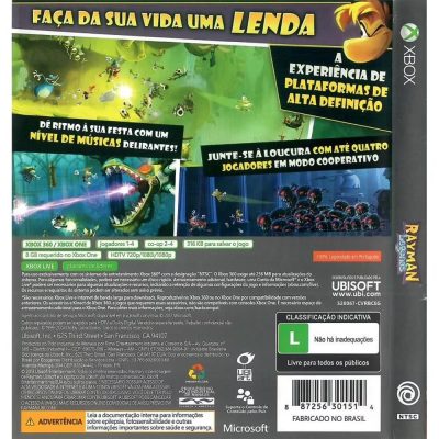 Rayman Legends - Xbox One / 360 (Usado)