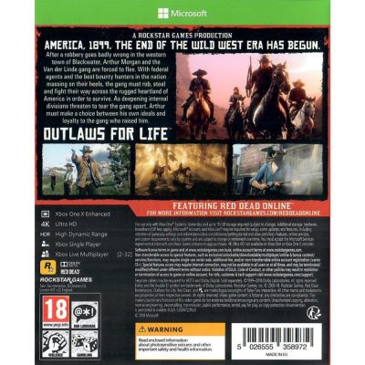 Red Dead Redemption 2 - Xbox One (Sem Mapa) (Seminovo)