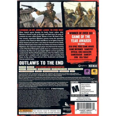 Red Dead Redemption Game Of The Year - Xbox 360 (Usado) (Sem Manual)