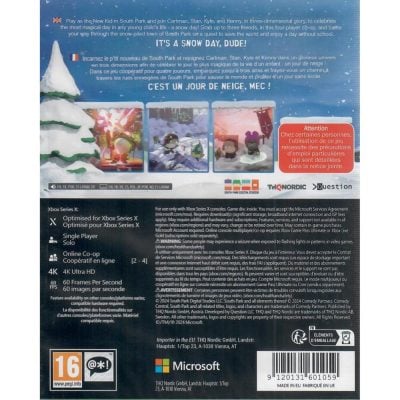 South Park Snow Day - Xbox Series X (Novo) (Europeu)