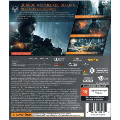 Tom Clancys The Division - Xbox One (Seminovo)