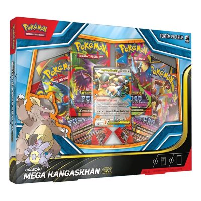 Trading Card Game Pokemon - Baralho Batalha Mega Kangaskhan Ex (49 Cartas) (Novo)