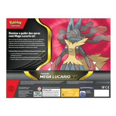 Trading Card Game Pokemon - Baralho Batalha Mega Lucario Ex (49 Cartas) (Novo)