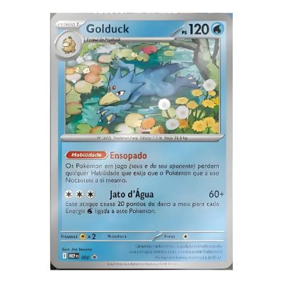 Trading Card Game Pokemon - Pokémon Blister Quádruplo Megaevolução Golduck (25 Cartas) (Novo)