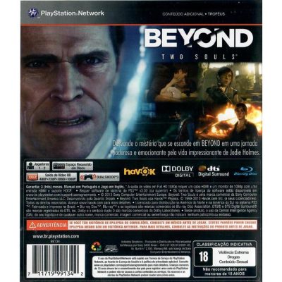 Beyond Two Souls - Ps3 (Em Inglês) (Usado) (Sem Manual)