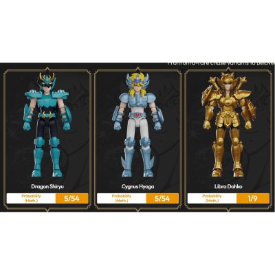 Blokees Cavaleiros Do Zodiaco (Saint Seiya Galaxy Version 02) (Blind Box) O Legado Dos Cavaleiros De Ouro