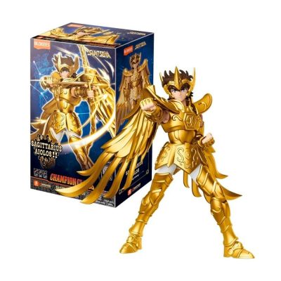 Boneco Aiolos De Sagitário - Saint Seiya Champion Class 05 | Action Figure Model Kit Blokees