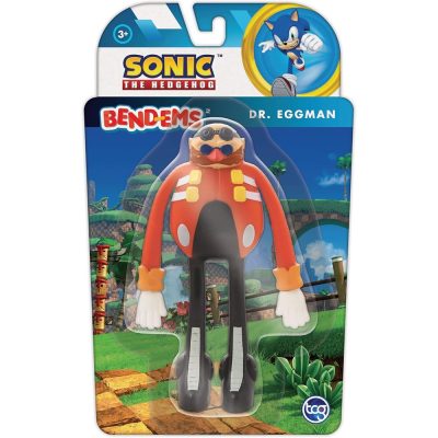 Boneco Dr. Eggman – Sonic The Hedgehog | Bend-Ems