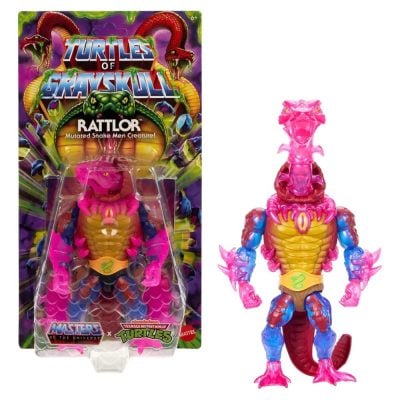Boneco Rattlor – Turtles Of Grayskull – Motu Origins – Mattel