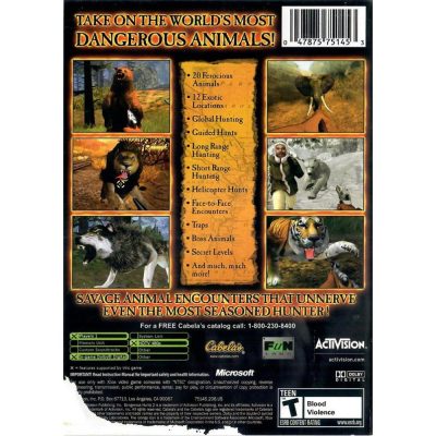 Cabela's Dangerous Hunts 2 - Xbox (Usado) (Encarte) (Caixinha Branca)