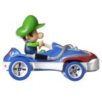 Carrinho Hot Wheels Mario Kart - Baby Luigi (Kart Tênis / Sneeker)