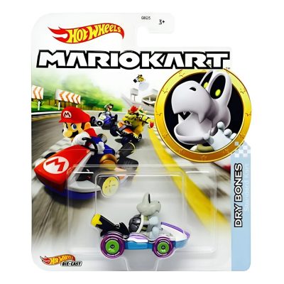 Carrinho Hot Wheels Mario Kart – Dry Bones (Carrinho Padrão)