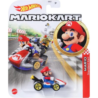 Carrinho Hot Wheels Mario Kart - Mario (Kart Padrão