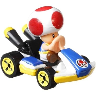 Carrinho Hot Wheels Mario Kart - Toad (Cogumelo) - Kart Padrão