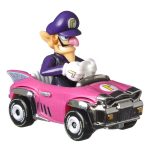 Carrinho Hot Wheels Mario Kart – Waluigi (Carro Badwagon Rosa) Carrinho Hot Wheels Mario Kart - Waluigi (Carro Badwagon Rosa)